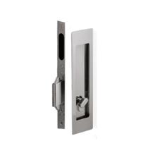 Fechadura porta de correr 2468 com concha inox escovado imab