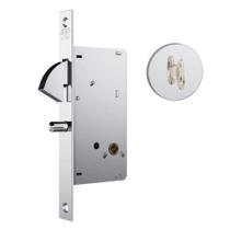 Fechadura Porta de Correr Banheiro Redonda 950 Inox Stam Fechadura Porta de Correr Banheiro Redonda 950 Inox Stam