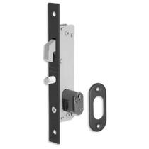 Fechadura Porta de Correr Haga Externa Suprema Bico de Papagaio com Contratrinco - Preto