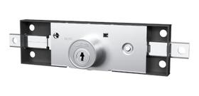 Fechadura porta de enrolar grafite Stam 201