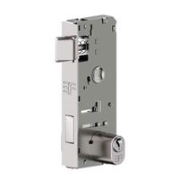 Fechadura Porta De Vidro 3F Blindex 25MM CIL Oval CR Fechadura Porta De Vidro 3F Blindex 25MM CIL Oval CR