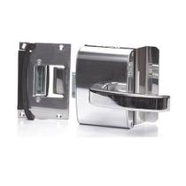 Fechadura Porta de Vidro com Furos, 1 Folha, Abertura Externa e Batente em Alvenaria PV200F1E - AGL Fechadura Porta de Vidro com Furos, 1 Folha, Abertura Externa e Batente em Alvenaria PV200F1E - AGL