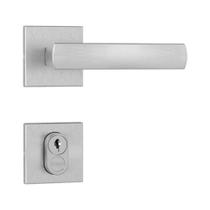 Fechadura Porta Externa 1601/35 Escovado 55mm Stam