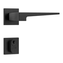 Fechadura Porta Externa Broca 40MM Stam 3200 Quadrada Preto