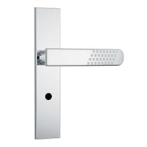 Fechadura Porta Externa Madeira Ferro Tetra Cromado Stam Inox