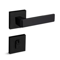 Fechadura Porta Externa Modena Pado Preto Fosco 55Mm Miolo