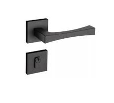 Fechadura porta externa quarto sala pado vivaldi preto preta maquina 55 mm ept c/ cilindro miolo tambor