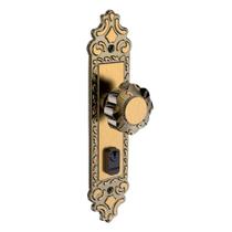Fechadura Porta Ferro Madeira Externa Broca 40mm Colonial Soprano
