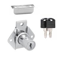 Fechadura Porta Gaveta Armario Moveis Cromada 31Mm Fechadura Porta Gaveta Armario Moveis Cromada 31Mm