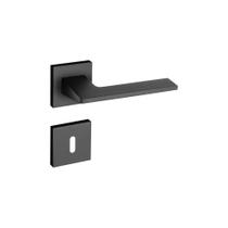 Fechadura porta interna sala quarto sara pado preta preto quadrada 55mm ept Fechadura porta interna sala quarto sara pado preta preto quadrada 55mm ept