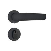 Fechadura Porta Madeira Stam 803/09 Roseta Redonda Preta Fechadura Porta Madeira Stam 803/09 Roseta Redonda Preta