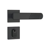 Fechadura Porta Madeira Stam 803/21 Roseta Quadrada Preto Fechadura Porta Madeira Stam 803/21 Roseta Quadrada Preto