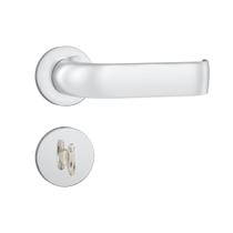 Fechadura Porta Madeira Stam Banheiro Roseta Redonda 823/39 Inox