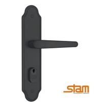 Fechadura Porta Madeira Stam Externo 803/03 Completa Preto