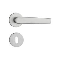 Fechadura Porta Pado Concept 40 mm Cromo Acetinado Roseta Redonda Fechadura Porta Pado Concept 40 mm Cromo Acetinado Roseta Redonda