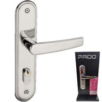Fechadura Porta Pado Cromado Roseta Zm Concept 401-40ce 55