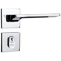 Fechadura Porta Safira Externa Cromada União Mundial 40mm