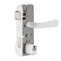 Fechadura porta vidro bater 1520ta maçaneta branca 3f 3080