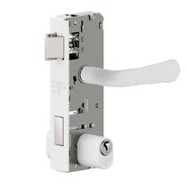 Fechadura porta vidro bater 1520ta maçaneta branca 3f 3080