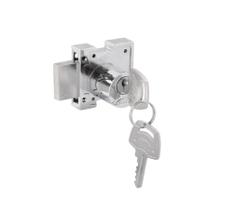 Fechadura Porta Vidro Blindex Mini Bater 2193L Cilindro Redondo