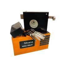 Fechadura Portão Sobrepor 921 Tetra Com 5 Chaves - Silvana Fechadura Portão Sobrepor 921 Tetra Com 5 Chaves - Silvana