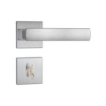 Fechadura Quadrada Inox Escovado 823/35 Banheiro WC Stam