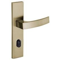Fechadura Quadratta Curva (Espelho) - Bronze Latonado