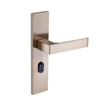 Fechadura Quadratta Reta (Espelho) - Bronze Latonado