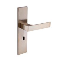 Fechadura Quadratta Reta (Espelho) - Bronze Latonado