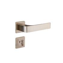 Fechadura Quadratta Reta (Roseta) - Bronze Latonado