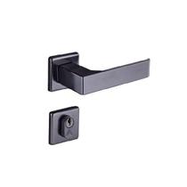 Fechadura Quadratta Reta (Roseta) - Preto Fosco