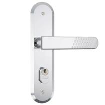 Fechadura Reforçada Luxo para Porta de Madeira 1801/21 Inox Stam Fechadura Reforçada Luxo para Porta de Madeira 1801/21 Inox Stam