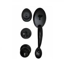 Fechadura Retrô Blim Blim Preto Fosco - Externa Black Fechadura Retrô Blim Blim Preto Fosco - Externa Black