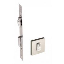 Fechadura Rolete 453 Cromo Acetinado 40mm Cinza Pado Fechadura Rolete 453 Cromo Acetinado 40mm Cinza Pado