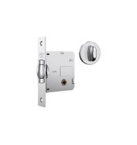 Fechadura rolete banheiro wc pivotante stam 1025 redonda cromada 45 mm Fechadura rolete banheiro wc pivotante stam 1025 redonda cromada 45 mm