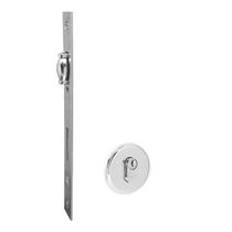 Fechadura Rolete Externa Multiponto 55mm Roseta 528 Redonda Inox Polido Haga Fechadura Rolete Externa Multiponto 55mm Roseta 528 Redonda Inox Polido Haga