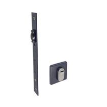 Fechadura Rolete Externa Multiponto 55mm Roseta 529 Quadrada Preta Haga Fechadura Rolete Externa Multiponto 55mm Roseta 529 Quadrada Preta Haga