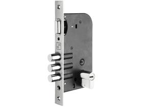 Fechadura Rolete Fortezza F-5570-3R - Externa de Embutir Prata