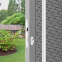 Fechadura Rolete Perfil Estreito 21mm Cilindro 50mm Branco 522R51BR-ED 3F