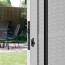 Fechadura Rolete Perfil Estreito 21mm Cilindro 50mm Preto 522R51PP-ED 3F