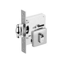 Fechadura Rolete Pivotante 2791 c/ Chave Quadrada Inox Acetinado IMAB