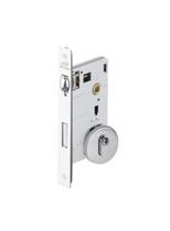 Fechadura rolete pivotante externa imab 1710 redonda acetinada escovada e77 55mm Fechadura rolete pivotante externa imab 1710 redonda acetinada escovada e77 55mm