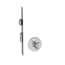 Fechadura rolete porta banheiro wc pivotante pado inox escovado maquina 55 mm 465 redonda ixe
