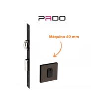 Fechadura rolete porta pivotante pado corten marrom máquina 40 mm 453 quadrada ct Fechadura rolete porta pivotante pado corten marrom máquina 40 mm 453 quadrada ct