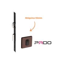Fechadura rolete porta pivotante pado corten marrom máquina 55mm 471 quadrada ct Fechadura rolete porta pivotante pado corten marrom máquina 55mm 471 quadrada ct