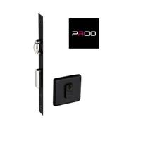 Fechadura rolete porta pivotante pado preta preto máquina 55mm 471 quadrada ept