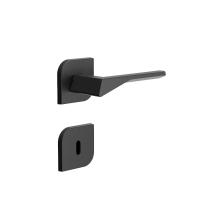 Fechadura Roseta Design Interna 40mm Preto Fosco 735I128PF 3F Fechadura Roseta Design Interna 40mm Preto Fosco 735I128PF 3F