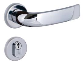 Fechadura Roseta Externa 40mm Galaxy Aliança Cromada Fechadura Roseta Externa 40mm Galaxy Aliança Cromada