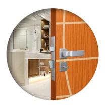 Fechadura Roseta Firenze Para Porta De Banheiro Alumínio 4cm MGM