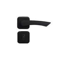 Fechadura Roseta Genebra Externo Preto Fosco 4cm MGM